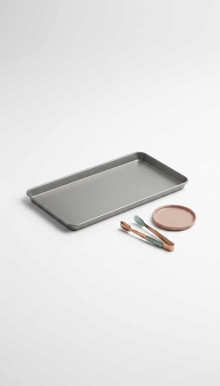 Minimalist Oak Tray Table