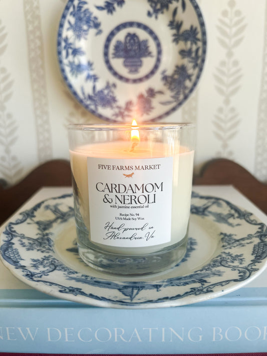 8 oz Scented Candle | Cardamom & Neroli