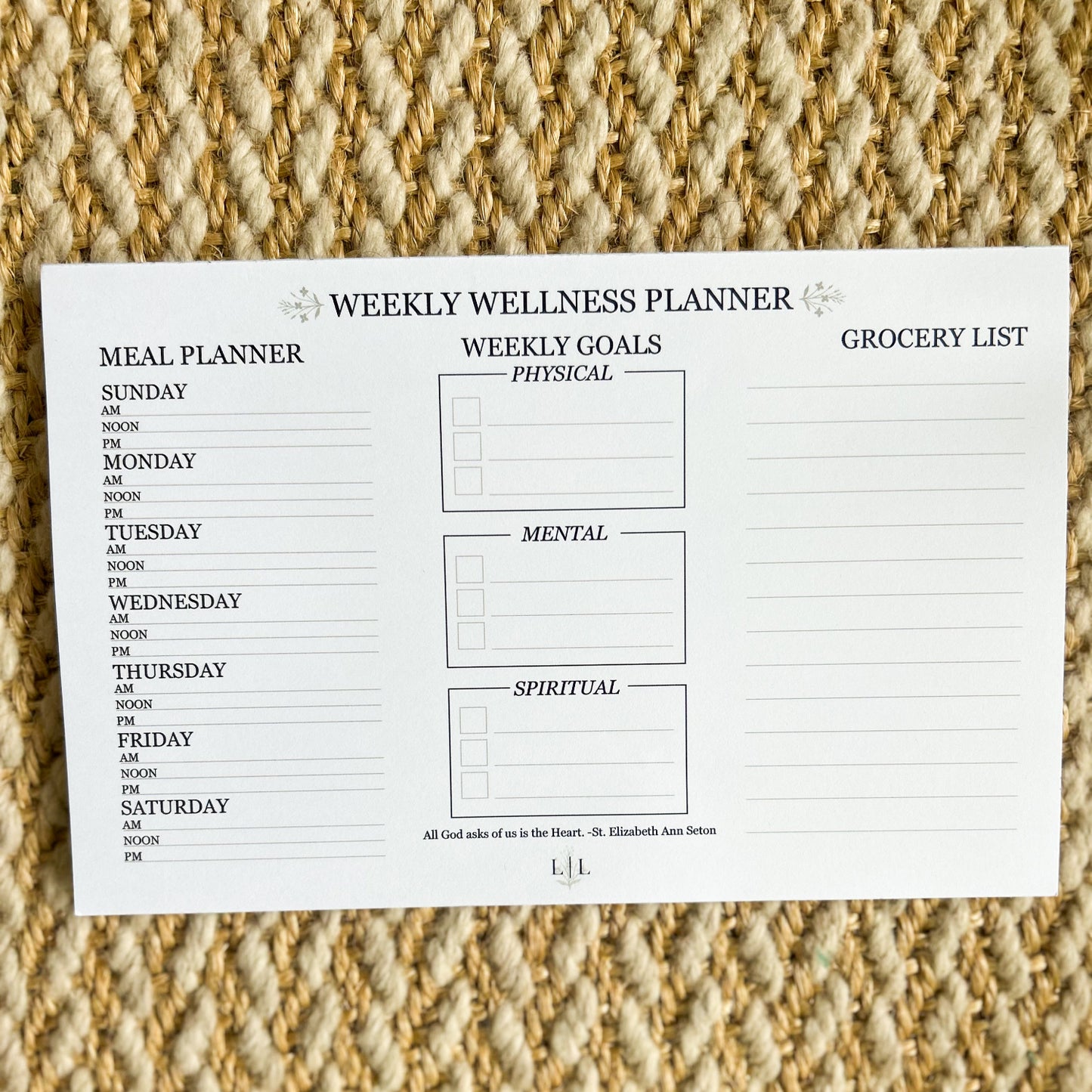 Weekly Planner