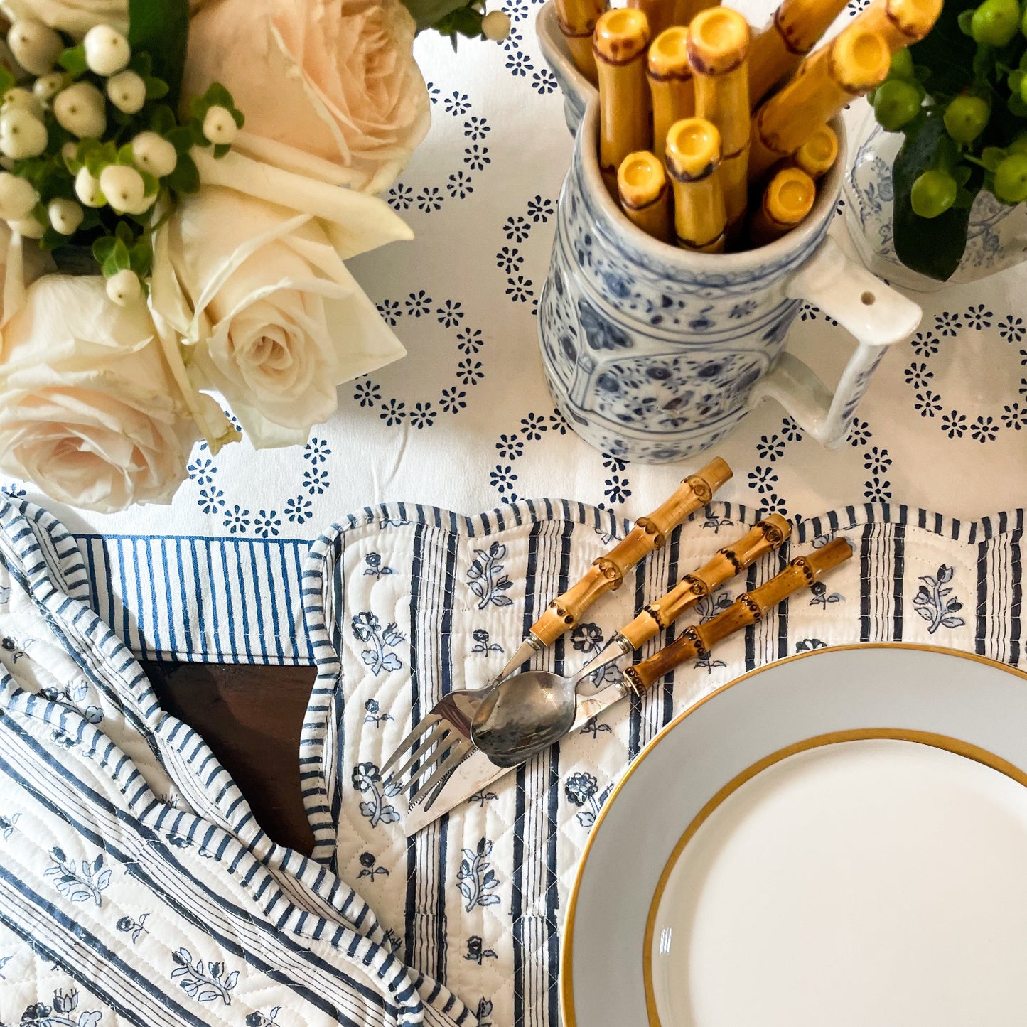 immaculata table runner