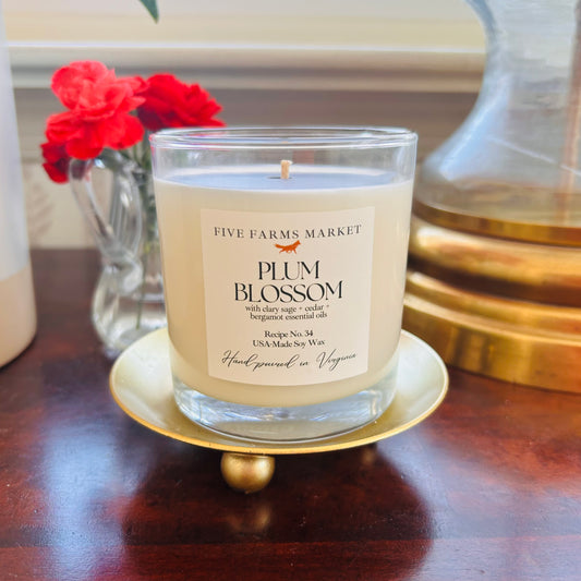 8 oz Scented Candle | Plum Blossom