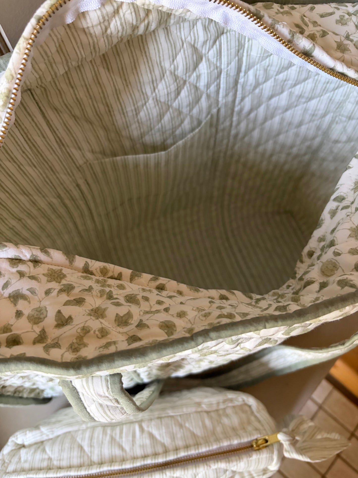 The La Leche Tote and Cosmetic Bag