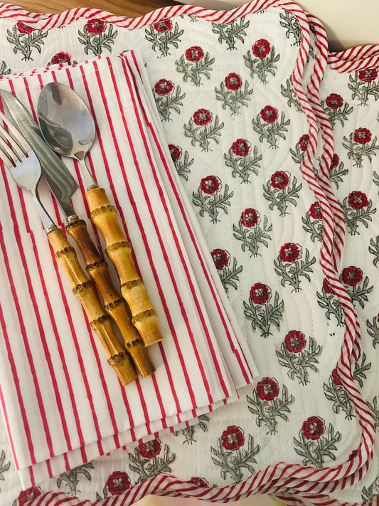 Beatissima (Striped) | Dinner Napkins