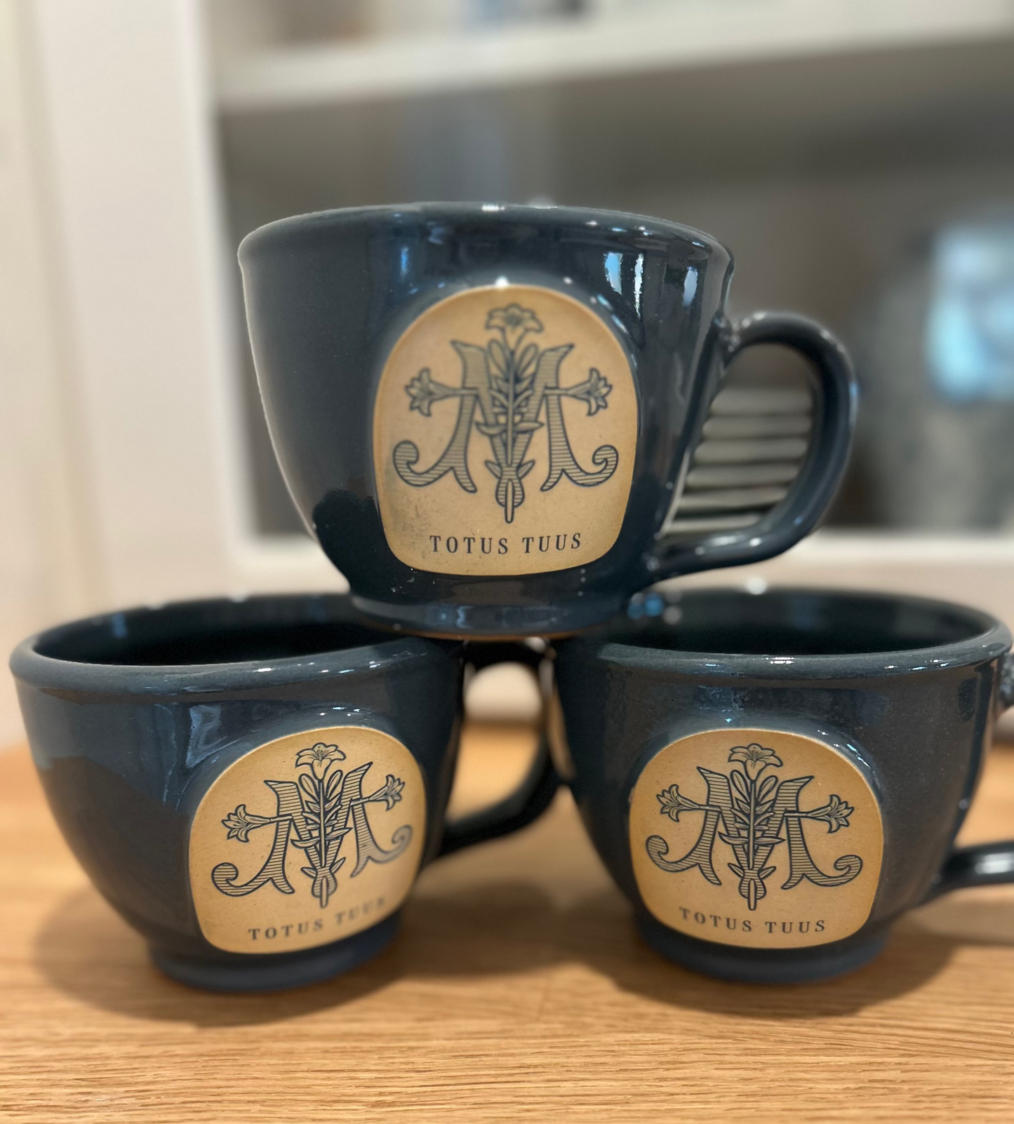 Totus Tuus French Latte Mug