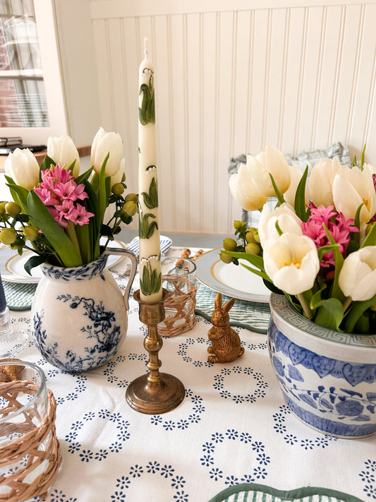 Lily of the Valley Taper Candles