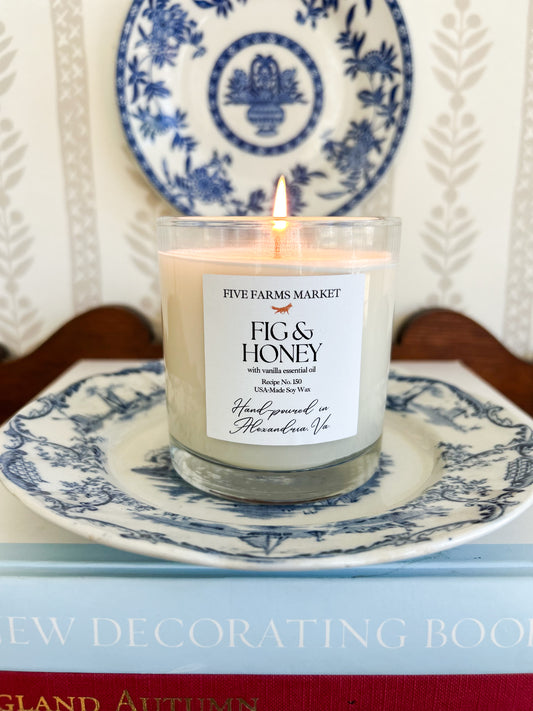 8 oz Scented Candle | Fig & Honey