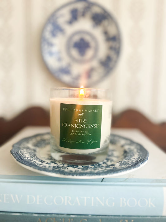 8 oz Scented Candle | Fir & Frankincense