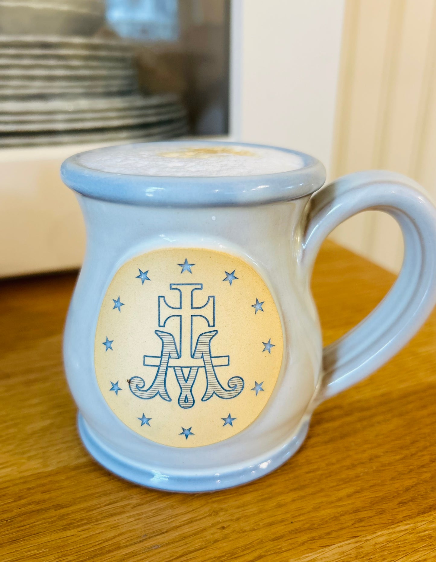 Immaculate Mary Short Belly Mug