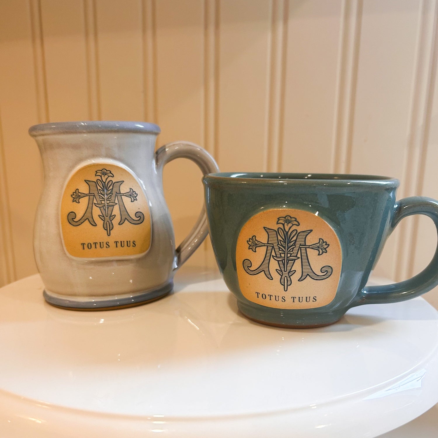 Totus Tuus French Latte Mug