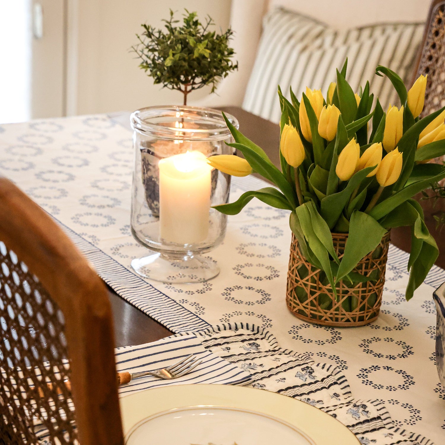 immaculata table runner